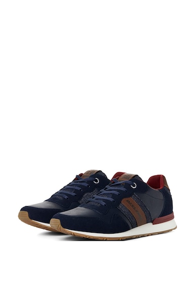 Jack & Jones Pantofi sport cu garnituri de denim cu piele ecologica Barbati