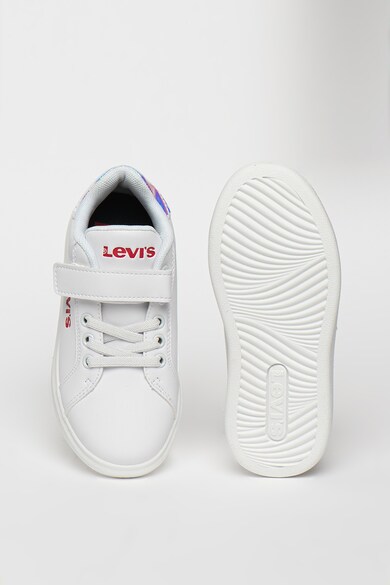 Levi's Kids Pantofi sport din piele ecologica cu garnitura stralucitoare Ellis Mini Fete