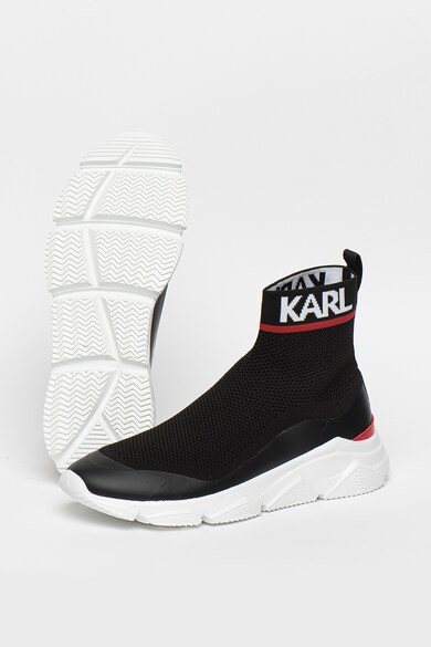Karl Lagerfeld Pantofi sport inalti cu parte superioara tip soseta Verge Barbati