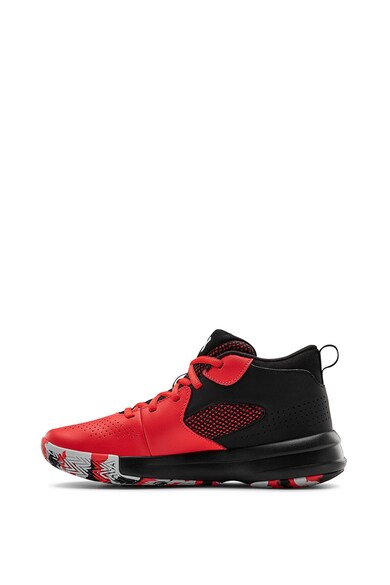 Under Armour Pantofi cu garnituri de piele, pentru baschet Lockdown 5 Fete