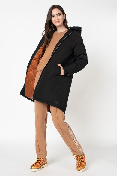 Maison Scotch Bélelt kabát levehető kapucnival női