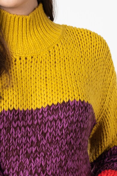 Maison Scotch Colorblock dizájnos pulóver női