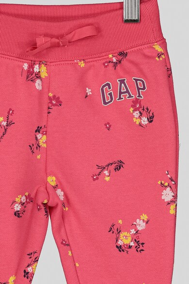 GAP Pantaloni sport cu snur si imprimeu Fete