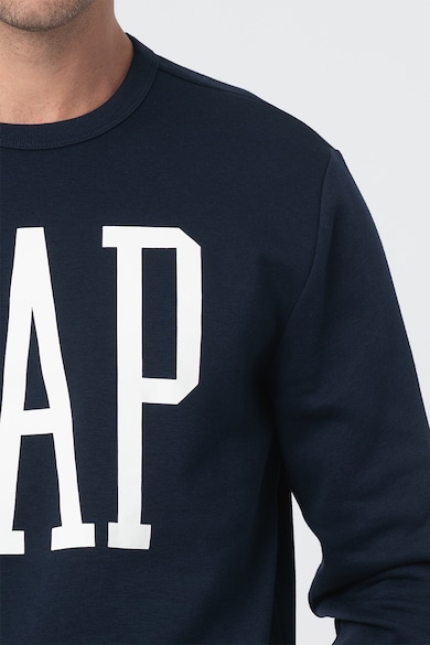 GAP Bluza sport cu decolteu la baza gatului si imprimeu logo Barbati