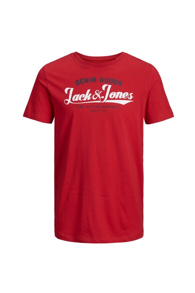 Jack & Jones Tricou de bumbac cu imprimeu logo Barbati