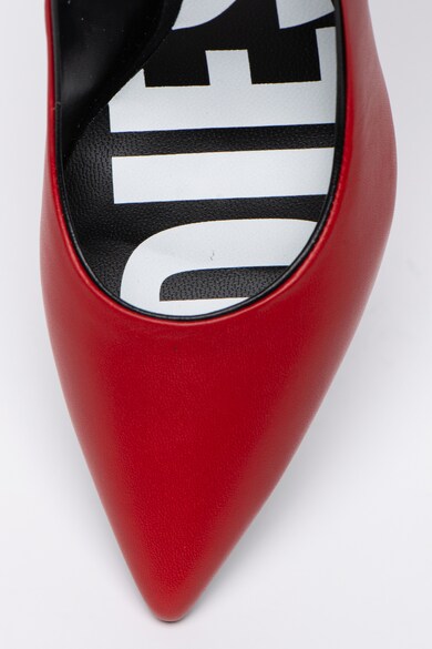 Diesel Pantofi de piele cu detaliu logo Femei