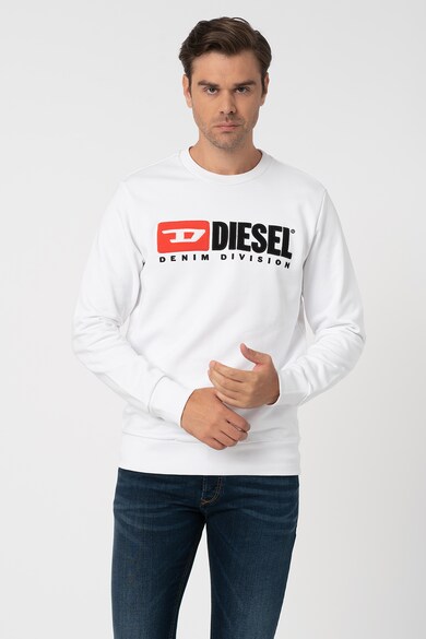 Diesel Bluza sport cu logo brodat Division Barbati