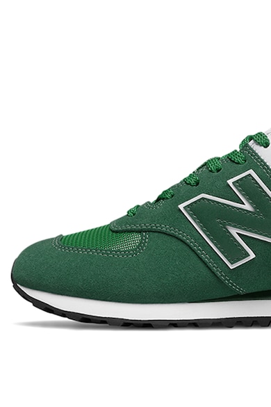 New Balance Pantofi sport cu garnituri de piele intoarsa si plasa 574 Classic Barbati