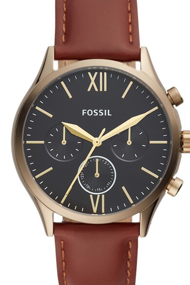 Fossil Ceas cu functii multiple, cu o curea de piele Barbati