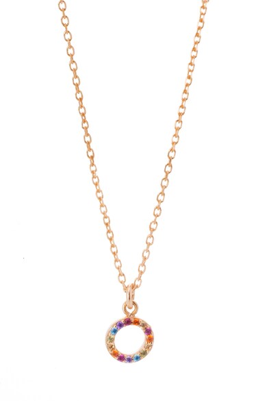 Loisir by Oxette Colier de argint cu cristale, placat cu aur rose de 18K Femei