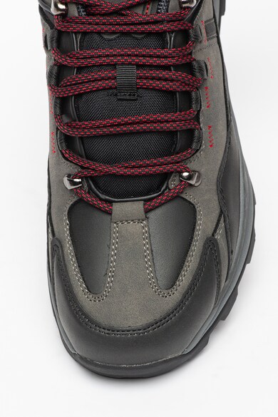 Wrangler Pantofi sport de piele nabuc ecologica, cu insertii de piele ecologica Crossy Peak Barbati