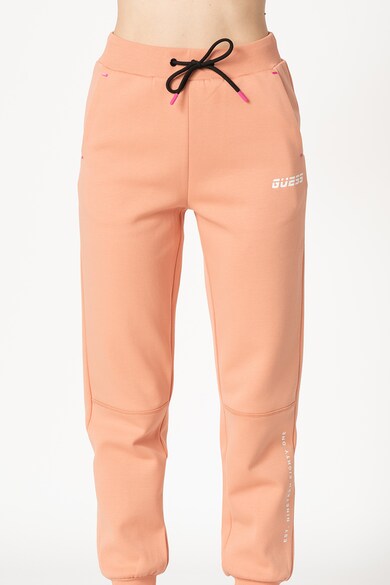 GUESS Pantaloni sport de casa cu imprimeu logo Femei