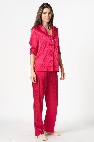 GUESS Pijama de satin cu model logo Femei