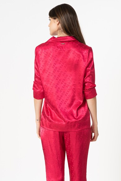 GUESS Pijama de satin cu model logo Femei