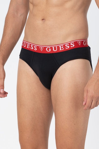 GUESS Set de chiloti cu banda logo in talie - 3 perechi Barbati