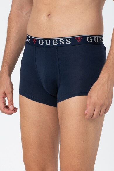 GUESS Set de boxeri cu banda logo in talie - 3 perechi Barbati