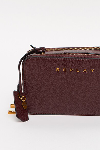 Replay Geanta crossbody de piele ecologica cu aspect texturat Femei