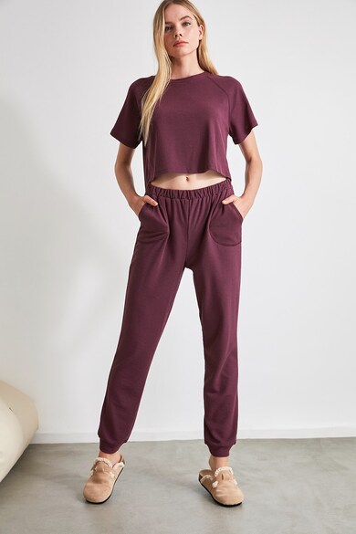 Trendyol Pijama cu aspect striat Femei