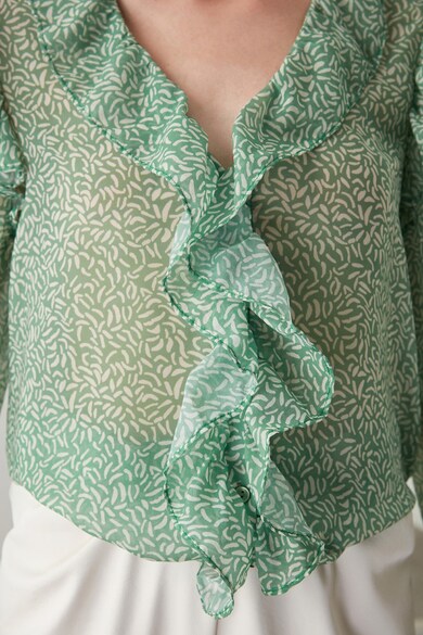 Trendyol Bluza cu aspect semitransparent Femei