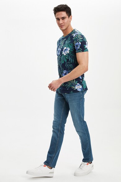 DeFacto Tricou cu model tropical Barbati