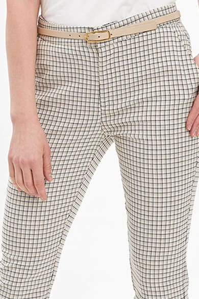 DeFacto Pantaloni elastici cu model in carouri Femei