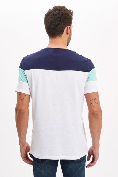 DeFacto Tricou cu model colorblock Barbati