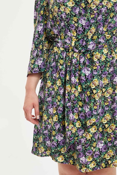 DeFacto Rochie mini cu decolteu in V si model floral Femei