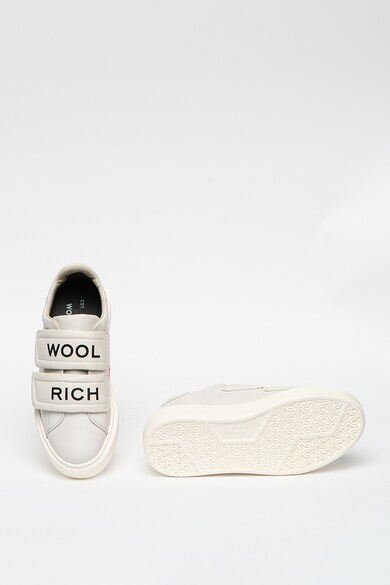 Woolrich Pantofi sport de piele cu velcro Femei