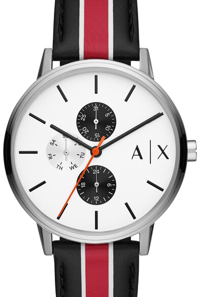 ARMANI EXCHANGE Ceas cu functii multiple si curea din piele Barbati