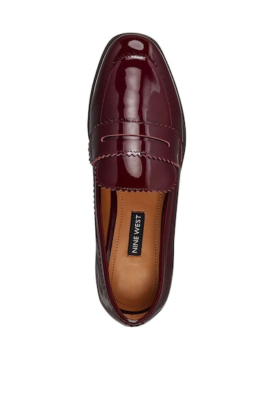 NINE WEST Pantofi loafer de piele lacuita Nanci Femei