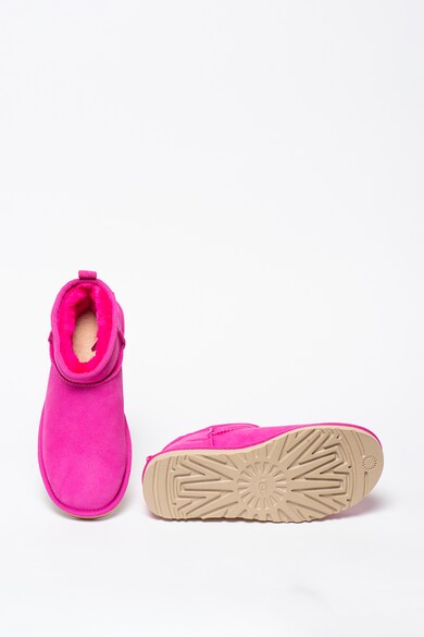 UGG Ghete slip-on din piele intoarsa Classic Ultra Mini Femei