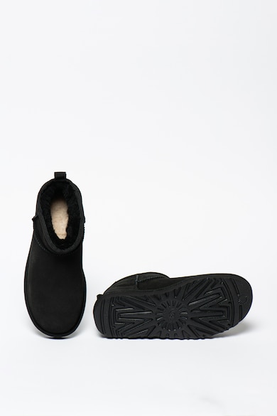 UGG Ghete slip-on din piele intoarsa Classic Ultra Mini Femei