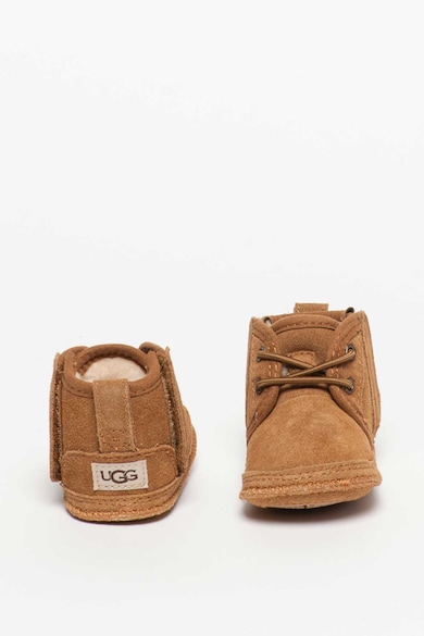 UGG Botosei din piele intoarsa cu sireturi si inchidere velcro Fete