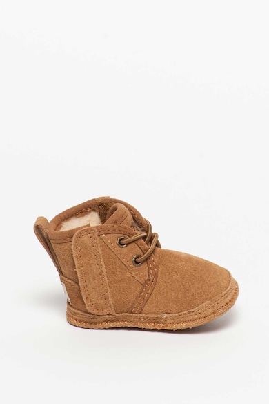 UGG Botosei din piele intoarsa cu sireturi si inchidere velcro Fete