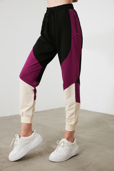 Trendyol Pantaloni sport cu snur de ajustare in talie W Femei