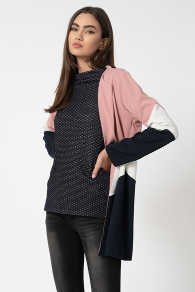 Haily's Cardigan cu model colorblock Femei