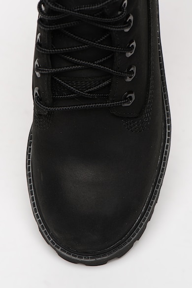 Timberland Bocanci de piele nabuc 6in Premium, Negru Baieti