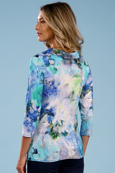 Format Lady Bluza cu model tie-dye Madame Femei