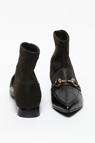 Tosca Blu Pantofi loafer cu varf ascutit si model soseta Femei