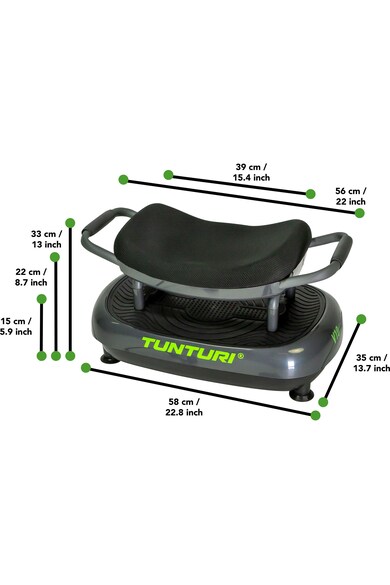 Tunturi Aparat vibromasaj  Cardio Fit V20, cu suport multifunctional Femei