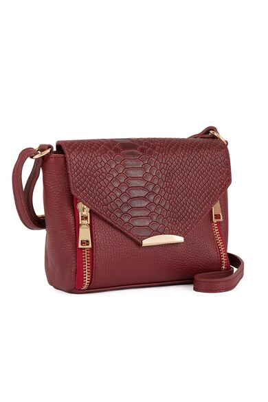 Lia Biassoni Geanta crossbody din piele cu clapa Gorgone Femei