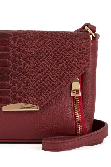 Lia Biassoni Geanta crossbody din piele cu clapa Gorgone Femei