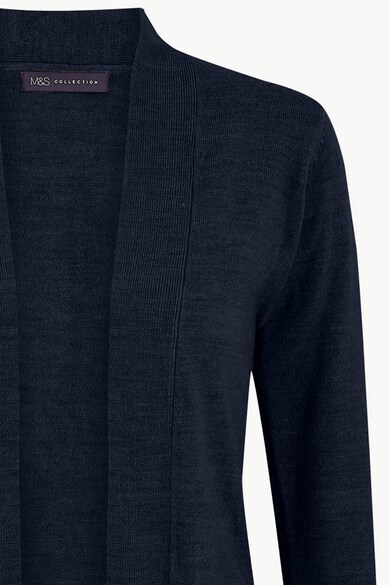 Marks & Spencer Фино плетена жилетка без закопчаване Жени