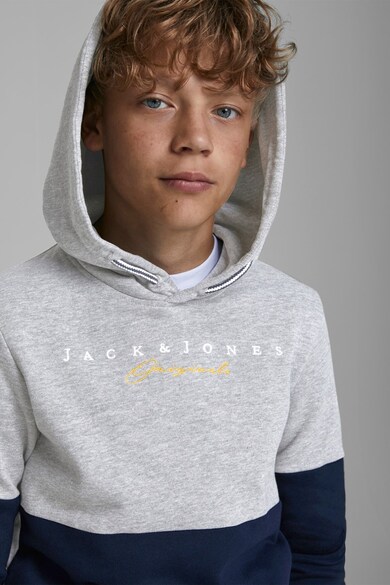 Jack & Jones Суитшърт с щампа и качулка 1 Момчета