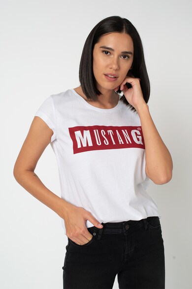 Mustang Tricou cu imprimeu logo Alina 3 Femei