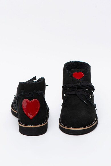 Love Moschino Ghete chukka de piele intoarsa ecologica Femei