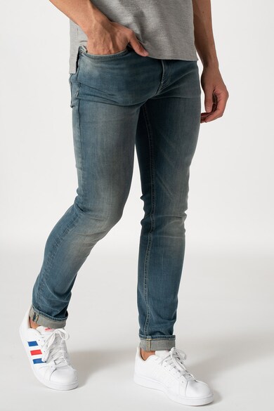 Tommy Jeans Blugi skinny cu aspect decolorat Simon Barbati