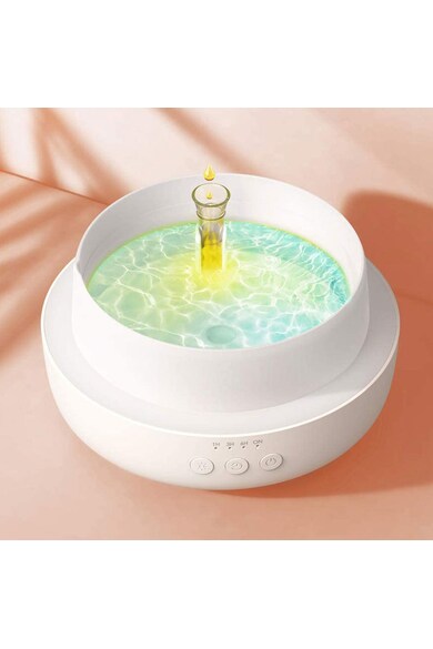 Anjou Difuzor Aromaterapie  AJ-ADA019, 300ml, LED 7 culori, BPA free, oprire automata Femei
