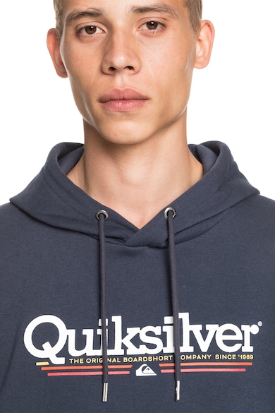QUIKSILVER Tropicalliness kapucnis pulóver logó mintával férfi
