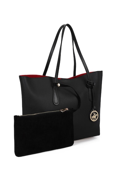 Beverly Hills Polo Club Geanta shopper cu etui din piele intoarsa Femei